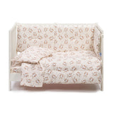 Completo Lenzuola Lettino Orsacchiotti Baby 100% Cotone - Caleffi