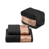 Set Asciugamano Viso e Ospite + Beauty In Cotone Geo 1A Classe - Alviero Martini