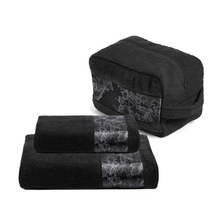 Set Asciugamano Viso e Ospite + Beauty In Cotone Geo 1A Classe - Alviero Martini