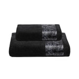 Set Asciugamano Viso e Ospite + Beauty In Cotone Geo 1A Classe - Alviero Martini