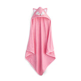 Telo poncho 75X75 cm Fox Rosa in Cotone - Caleffi