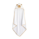Telo poncho 75X75 cm Monkey Bianco in Cotone - Caleffi