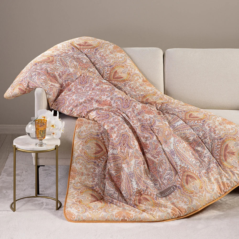 Plaid Scaldotto Imperial In Cotone Pettinato - Caleffi