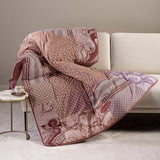 Plaid Scaldotto Panther In Cotone Pettinato - Caleffi