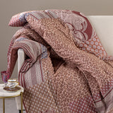 Plaid Scaldotto Panther In Cotone Pettinato - Caleffi