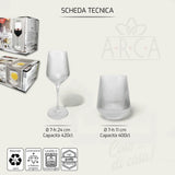 Set Bicchieri Meridiana In Vetro - Arca