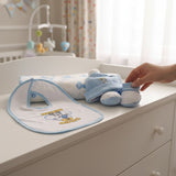 Set Nascita 4 Pezzi Cappellino, Babbucce, Bavaglino e Copertina Minnie e Mickey Mouse - Disney Baby
