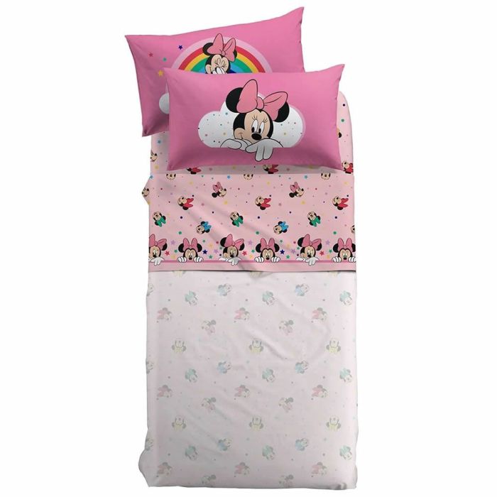 Completo lenzuola MINNIE RAINBOW  by Caleffi