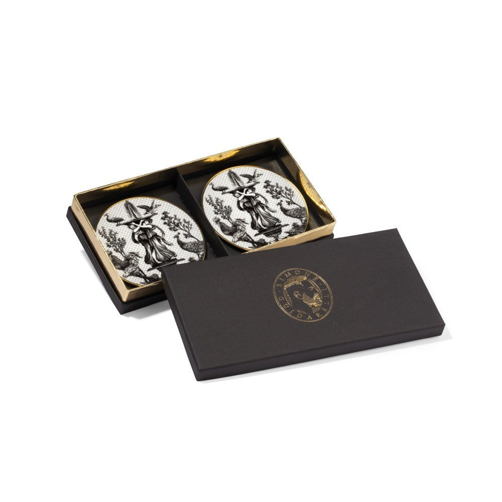 Set 2 Sottobicchieri 12 cm Souvenirs De Voyage - Weissestal