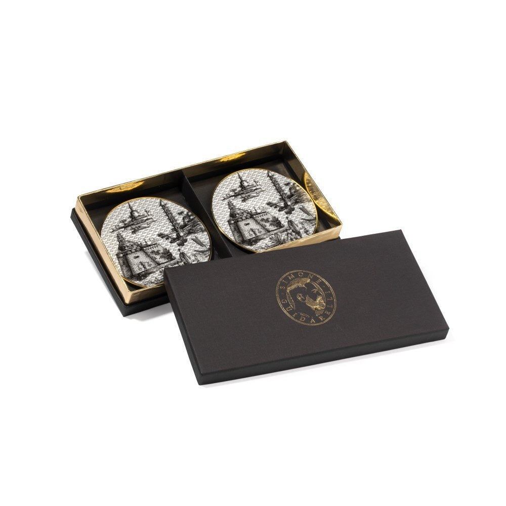 Set 2 Sottobicchieri 12 cm Souvenirs De Voyage - Weissestal