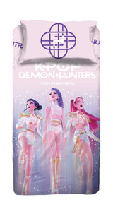 Completo Lenzuola Singolo K-Pop Demon Hunters Netflix – 3 Pezzi
