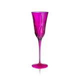 Set 2 Tumbler + Calici + Flute GEM TOPAZIO - Weissestal