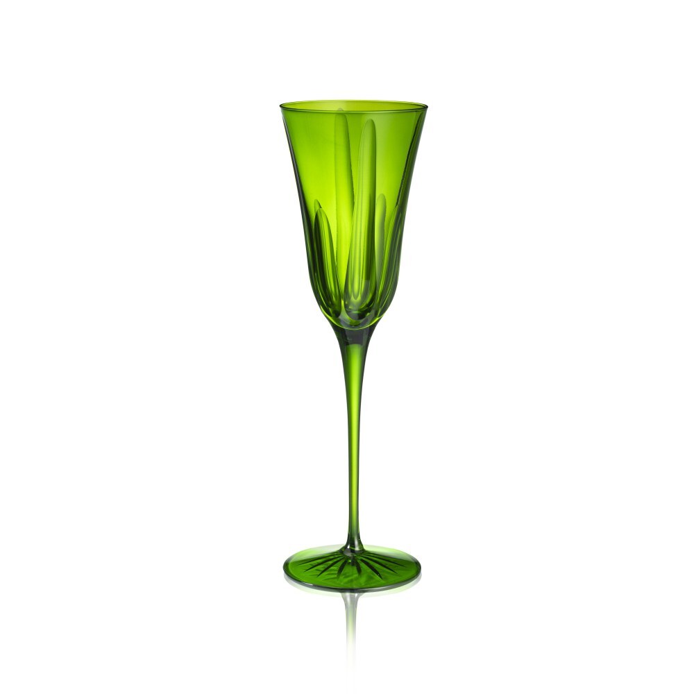 Set 2 Tumbler + Calici + Flute GEM SMERALDO - Weissestal
