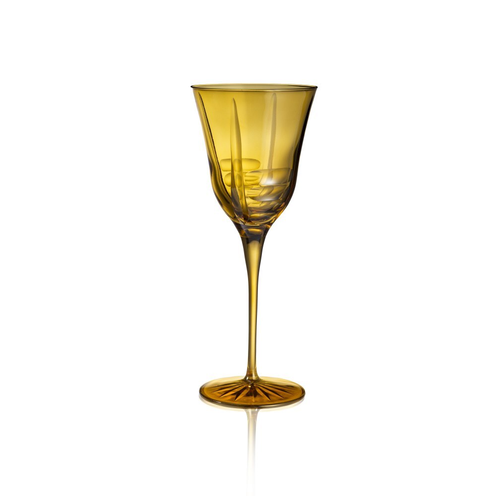 Set 2 Tumbler + Calici + Flute GEM AMBRA - Weissestal