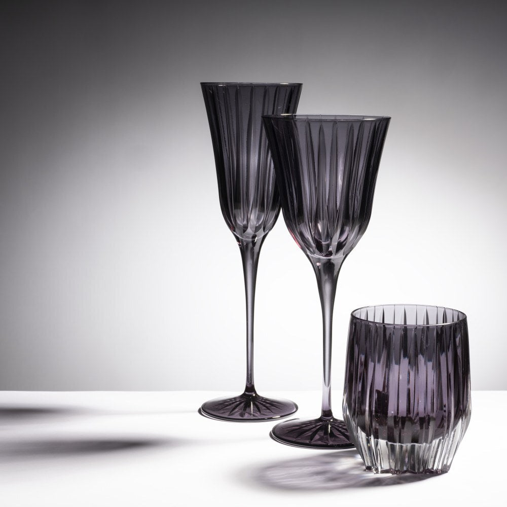 Set 2 Tumbler + Calici + Flute GEM QUARZO - Weissestal