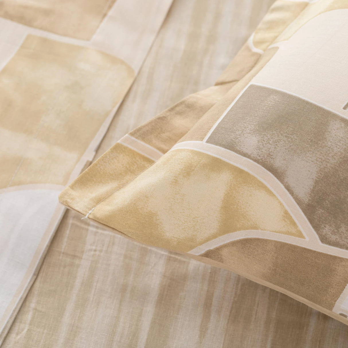 Completo Lenzuola In Cotone Stampato TEREN - Linea Oro