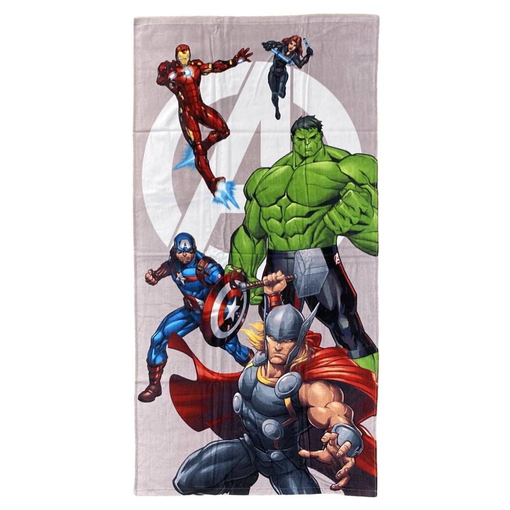 Telo Mare Avengers in 100% Cotone 70x140 cm - Marvel