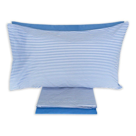 Completo Lenzuola 500 righe matrimoniali - Maestri Cotonieri