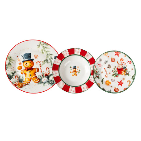 Servizio Piatti x6 Persone  SWEET GINGE  - Gusto Casa