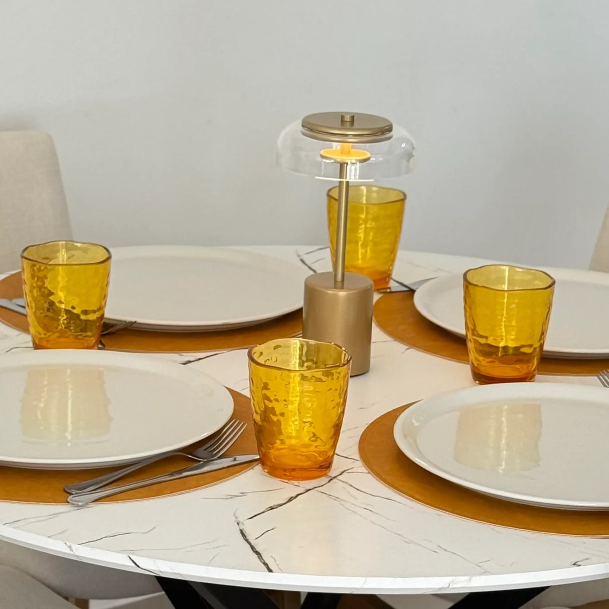 Set 6 Bicchieri HAMMERED In Plastica Acrilica - Arca