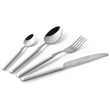 Set 24 Pezzi Posate ECLIPSE Bianco Acciaio Inox By Excelsa