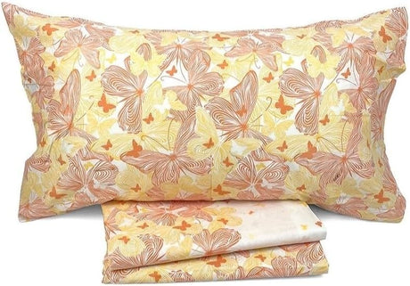 Completo Lenzuola Matrimoniale Lago Sole 100% Cotone - Caleffi