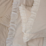 Completo Lenzuola Matrimoniale Nicole L’Atelier17 con Pizzo Sangallo 100% Cotone Made in Italy