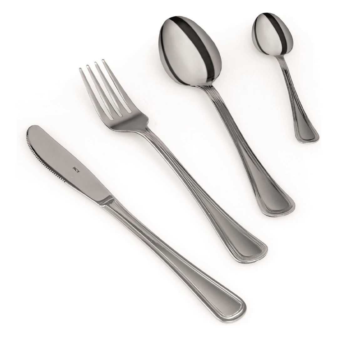 Set 24 Pezzi Posate LONDON Acciaio Inox By Excelsa