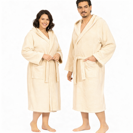 Accappatoio Botticelli Basic Spugna 100% Cotone 450 GSM – Taglie Forti dalla 3XL alla 8XL