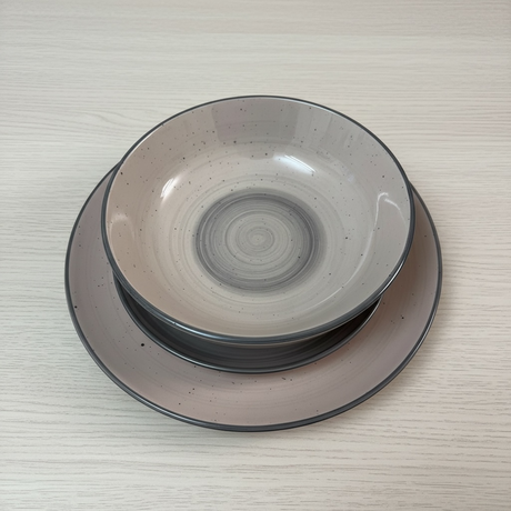 Servizio Piatti 18 Pezzi Bavaria Modello Elysia in Ceramica – 6 Posti – 3 varianti disponibili