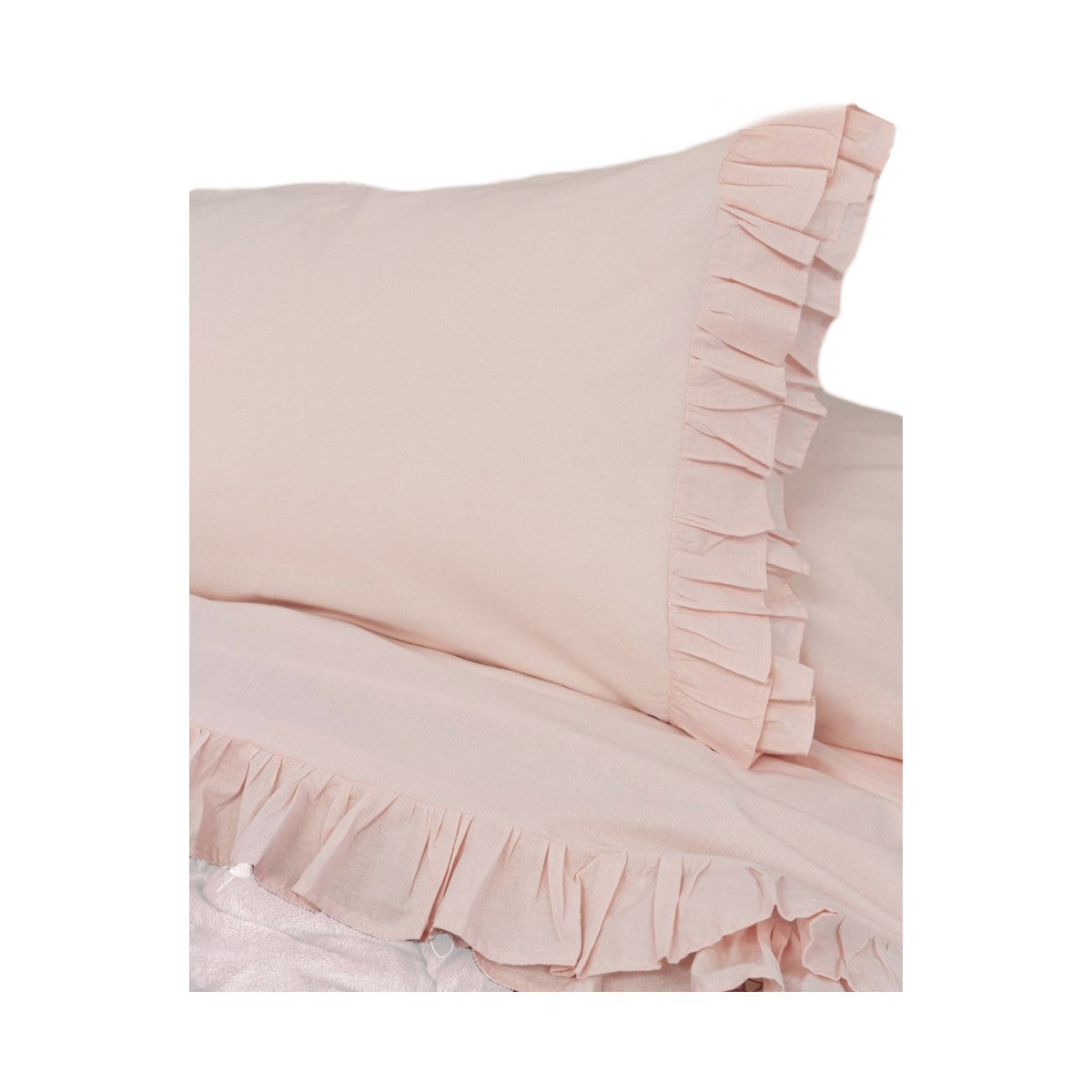 Completo Letto BRIGITTE con Rouches – L’Atelier 17 | Singolo, 1 Piazza e Mezza, Matrimoniale