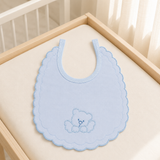 Bavaglino Neonato Orsetto 100% Cotone - Irge