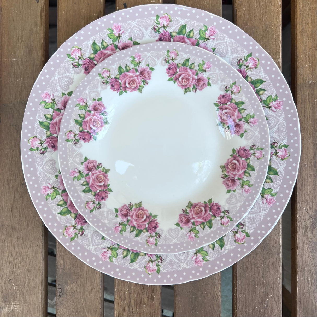 Servizio 18 Piatti SHABBY HEART - Arca