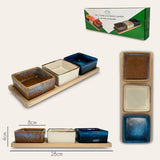 Set 3 Ciotole Reactive Con Vassoio Dinamic by Arca