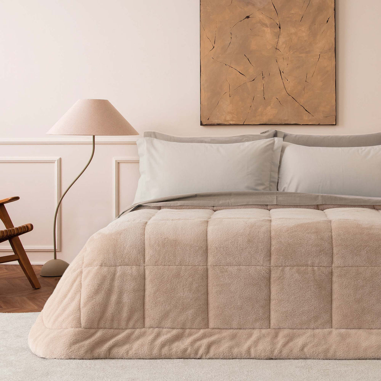 Trapunta in Micropelliccia Umea – Linea Oro | Matrimoniale 260x260 cm