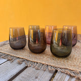 Set 6 Bicchieri MIAMI Colorati in vetro by Cucina & Cottura