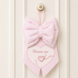 Fiocco Nascita con Cuore in Tela Aida - 100% cotone