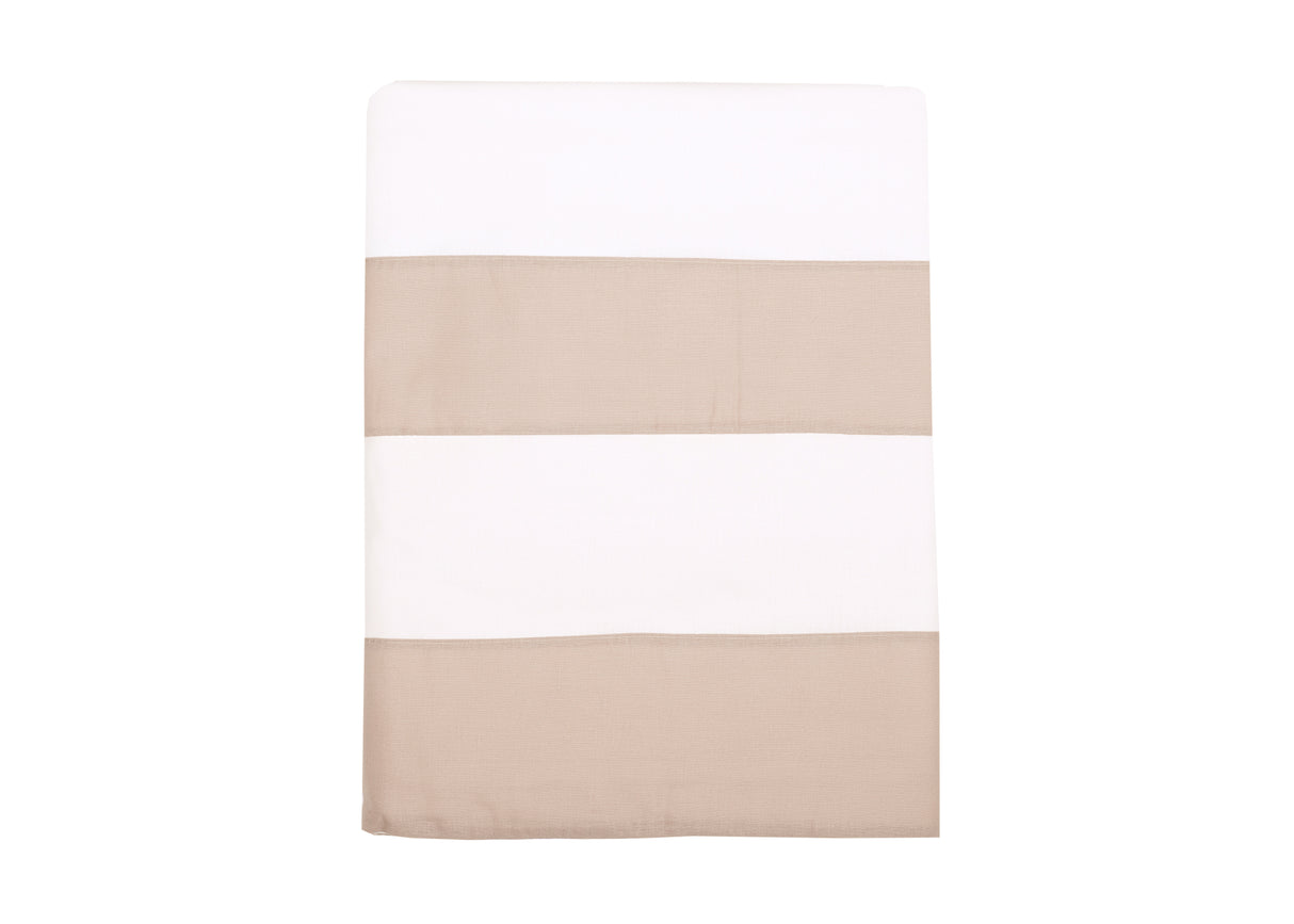 Completo letto Adele L’Atelier17 100% cotone Made in Italy con bordo a contrasto