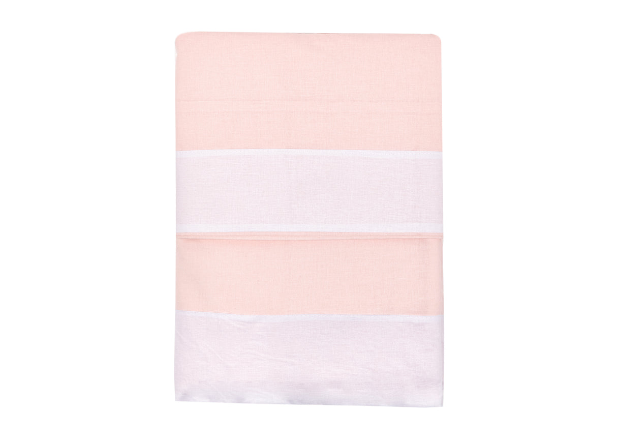 Completo letto Adele L’Atelier17 100% cotone Made in Italy con bordo a contrasto