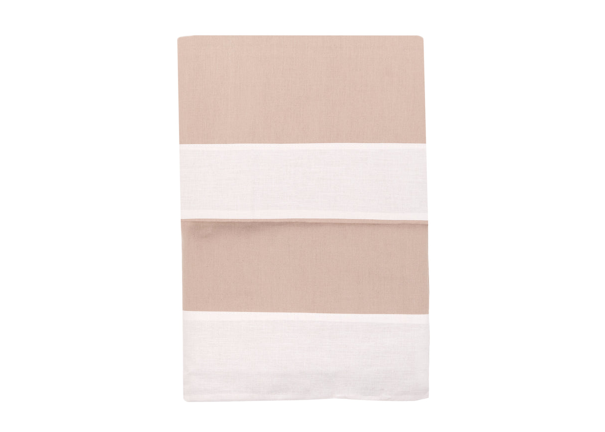 Completo letto Adele L’Atelier17 100% cotone Made in Italy con bordo a contrasto