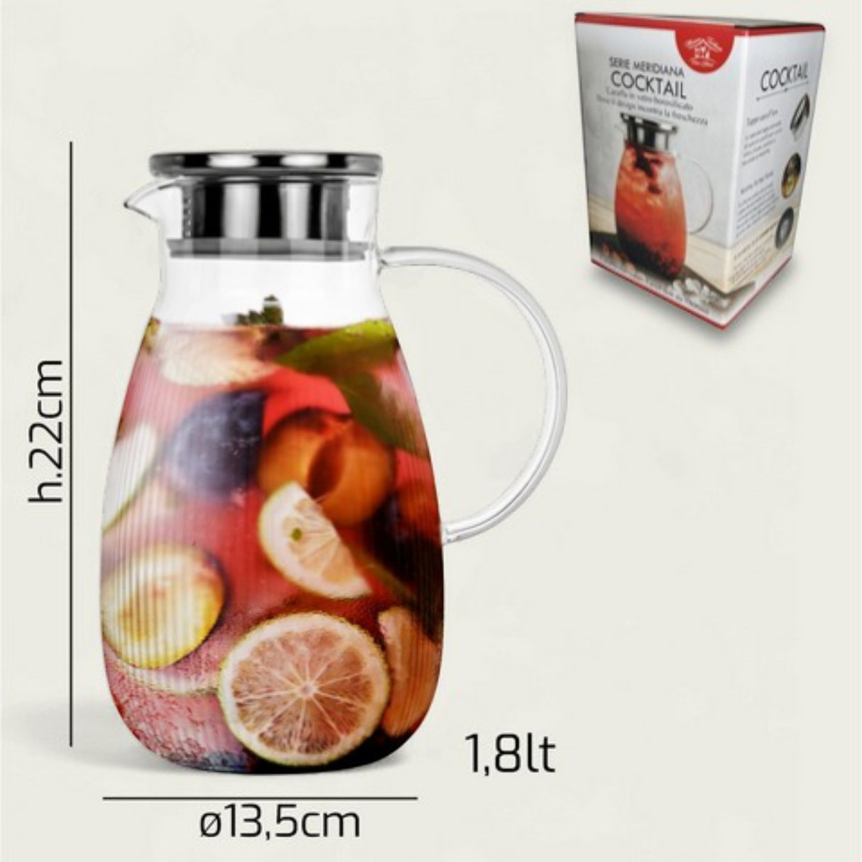 Set Bicchieri Meridiana In Vetro - Arca