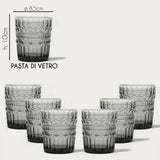 Set 6 Bicchieri/Calici Heritage Fumo - Arca
