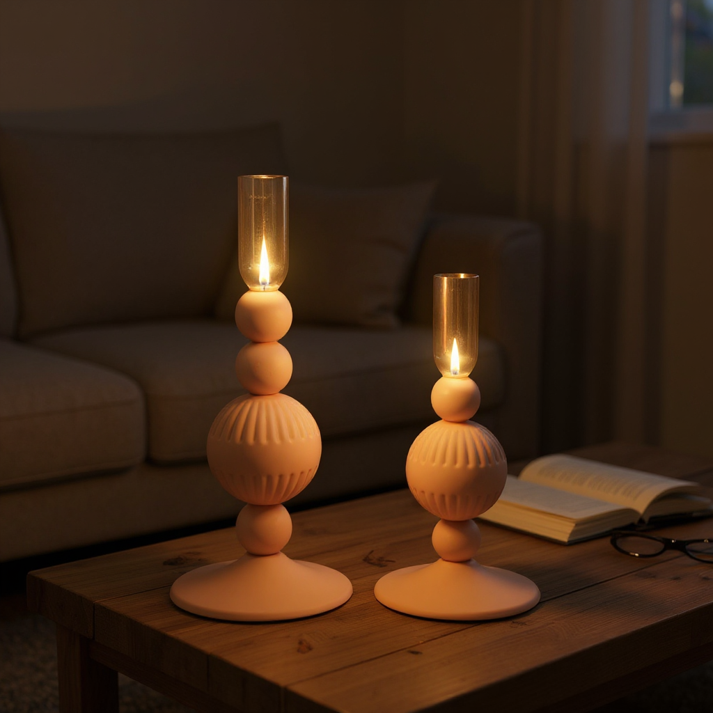 P/CAND ASTER ROSA SET 2 PZ - FERRETTI