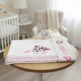 Completo lenzuola 3 pezzi culla/carrozzina "So Sweet" Minnie 100% cotone - Disney Baby