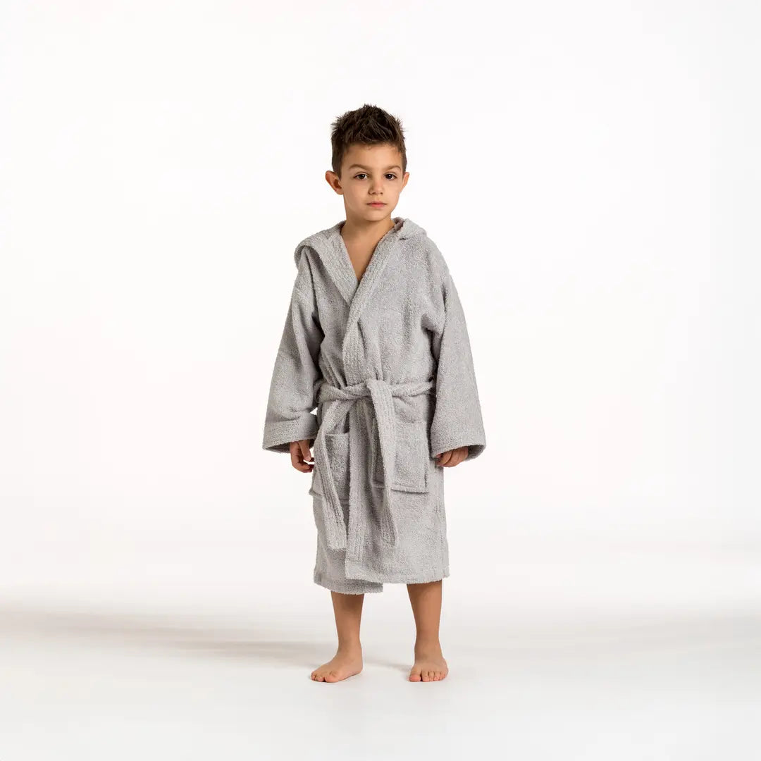 Accappatoio YOU AND ME Junior in spugna da 6 a 14 anni - Linea Oro