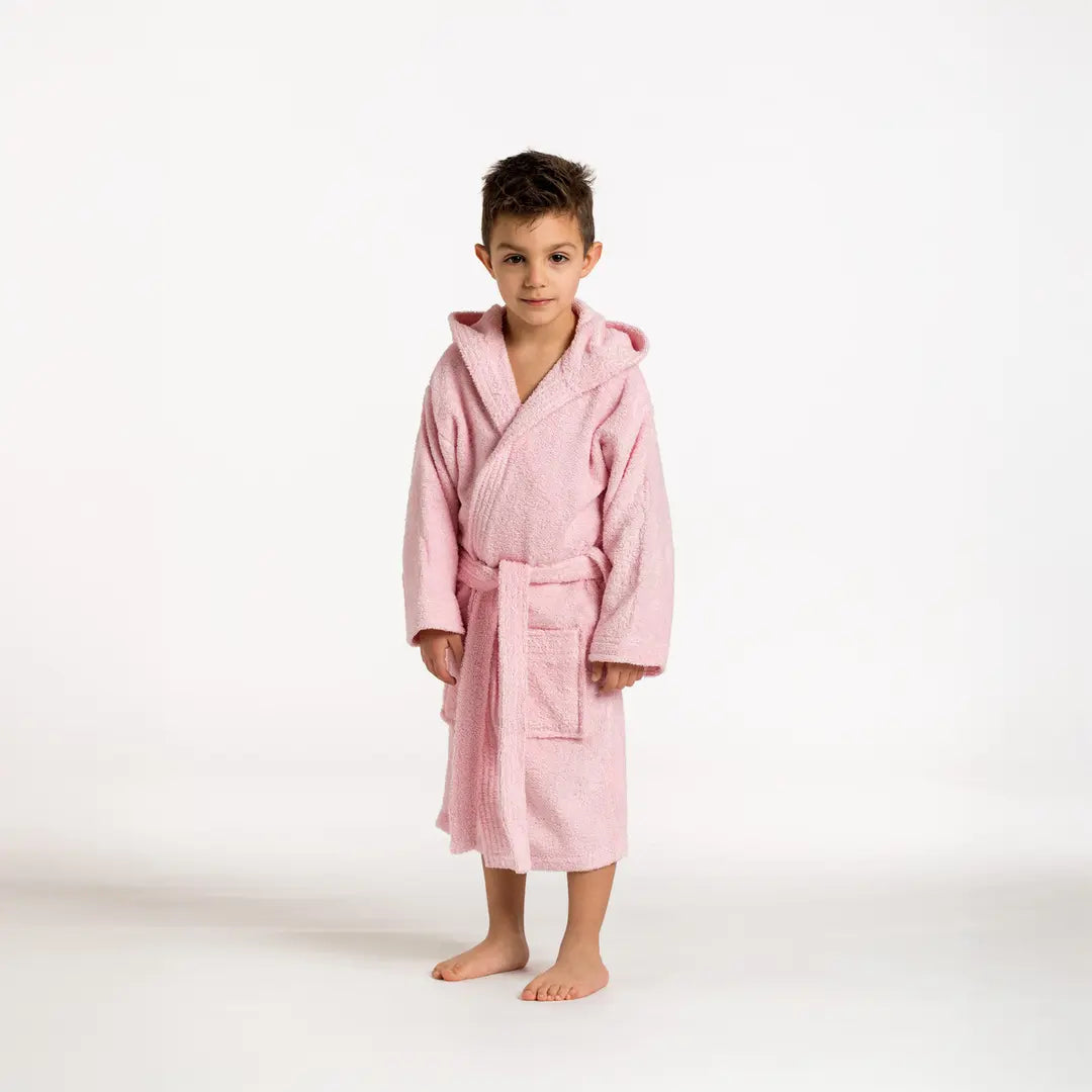 Accappatoio YOU AND ME Junior in spugna da 6 a 14 anni - Linea Oro