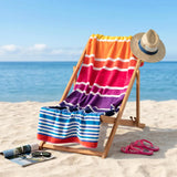 Telo Mare Jacquard Velour Zavar 86x160 cm - Linea Oro