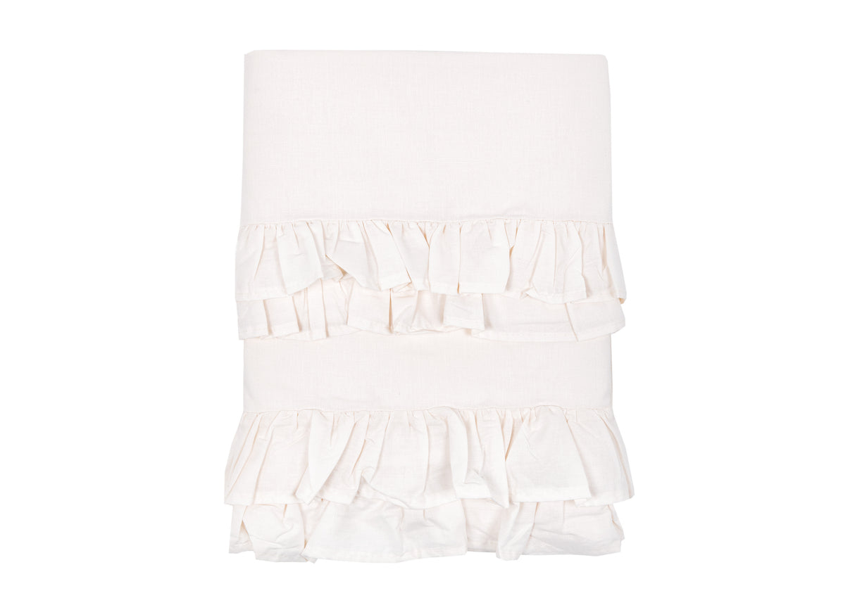 Completo Letto BRIGITTE con Rouches – L’Atelier 17 | Singolo, 1 Piazza e Mezza, Matrimoniale