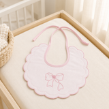 Bavaglino Neonato Fiocco 100% Cotone- Irge