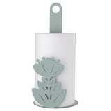 Portarotolo Ibiscus in Metallo Verde Chiaro 15x15x33 cm - Montemaggi